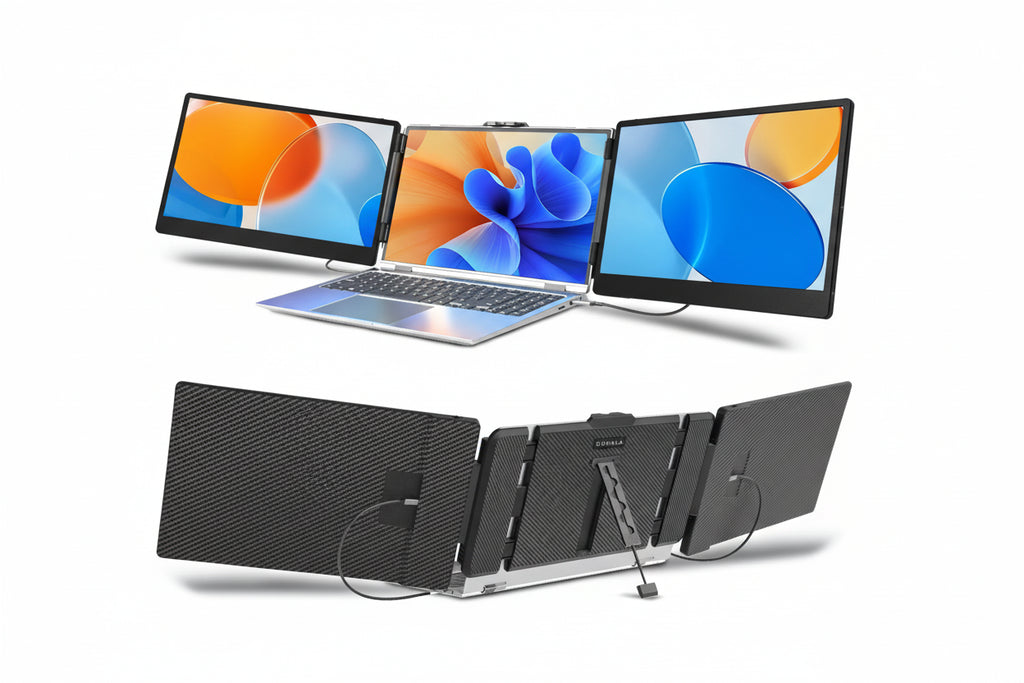 OEM Laptop Screen Extender S2 – 1080P FHD Portable Monitor for Triple Display, USB-C Plug‑Play