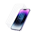 Pack of 2  Full-Coverage  Tempered Glass Screen Protector for iPhone 15 Pro / 16 – Anti-Scratch, HD Clarity