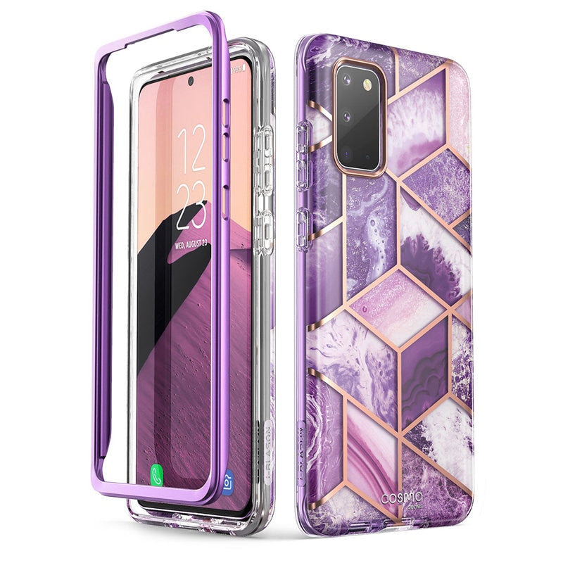 Samsung Galaxy S20 Case / S20 5G Full-Body Glitter Marble Bumper Cover