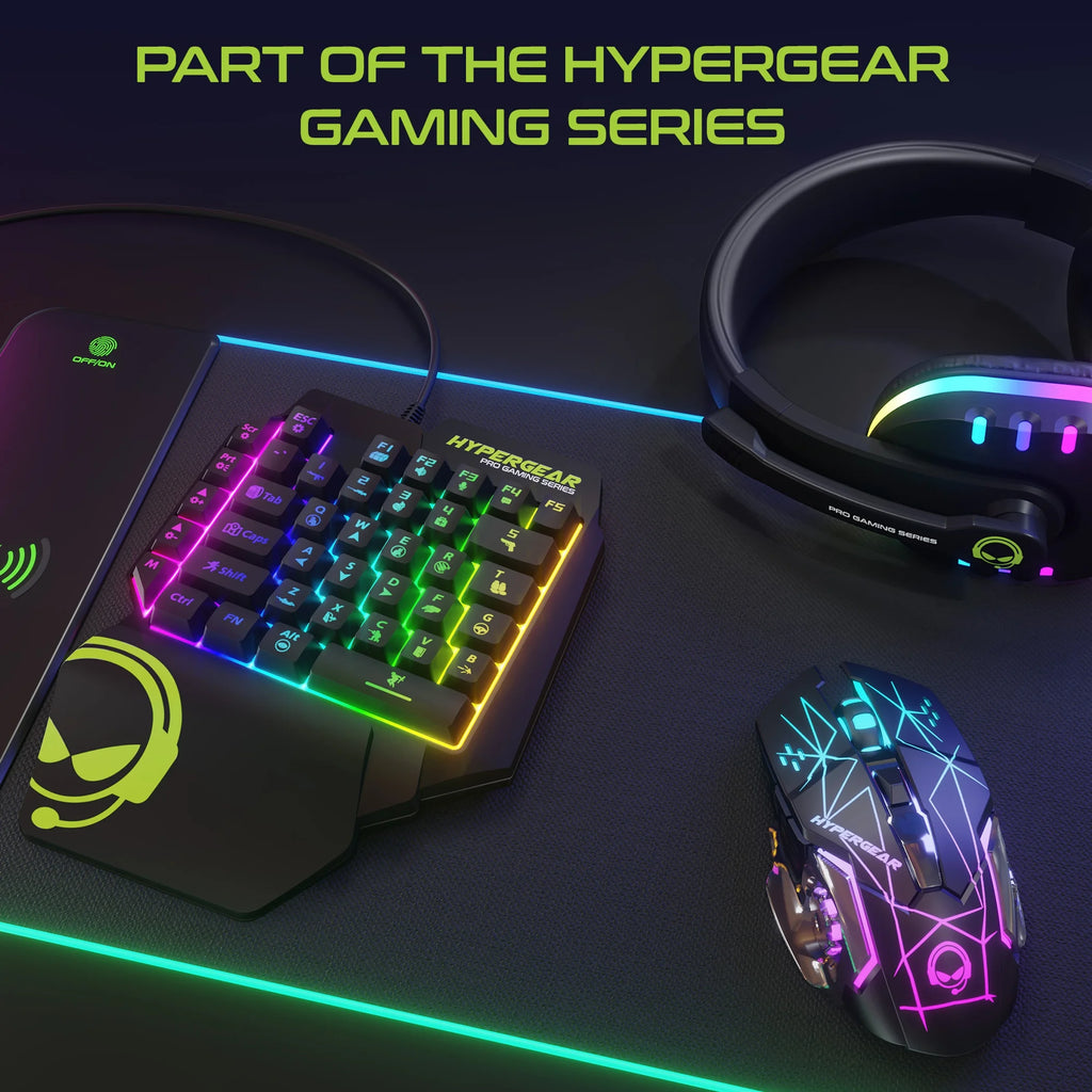 TD HyperGear KeyVictory: One-Handed Mini Mechanical Keyboard (EN)