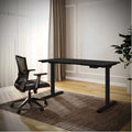 Electric Home Office Workstation Desk – 55 x 28 Inches, Dual Motor Adjustable Height Sit-Stand Desk