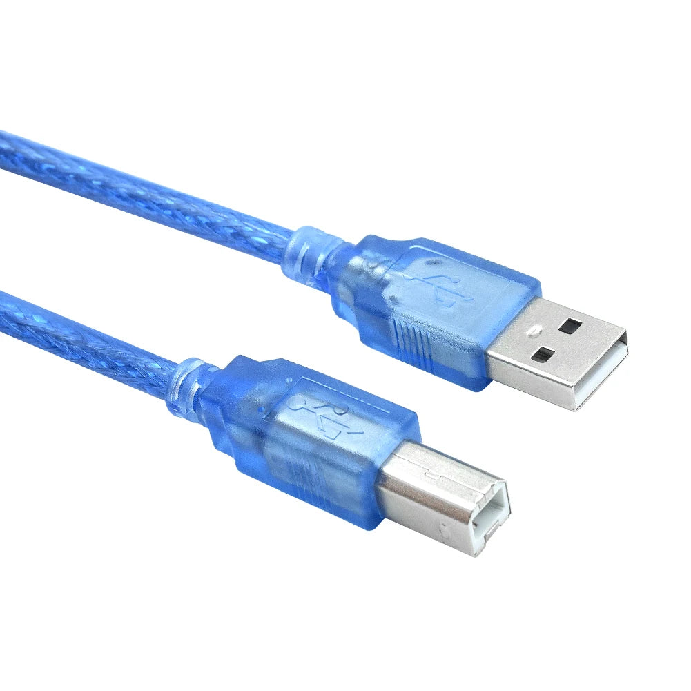 USB 2.0 Print Cable 1m/1.8m/3m/5m for Canon Pixma MX922/MX522/MX452, Epson XP-310/410, Brother HL/MFC, HP Envy 4500