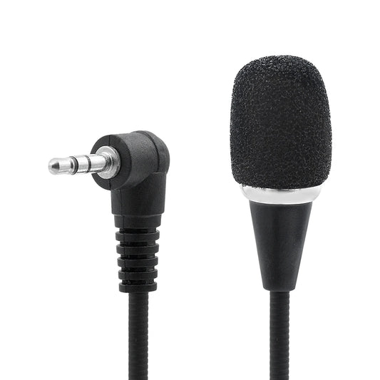 17cm Mini Gooseneck Microphone with 3.5mm Jack – Flexible Condenser Mic for Mobile, PC, Laptop