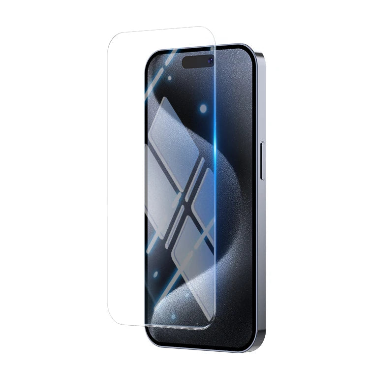 Pack of 2  Full-Coverage  Tempered Glass Screen Protector for iPhone 15 Pro / 16 – Anti-Scratch, HD Clarity