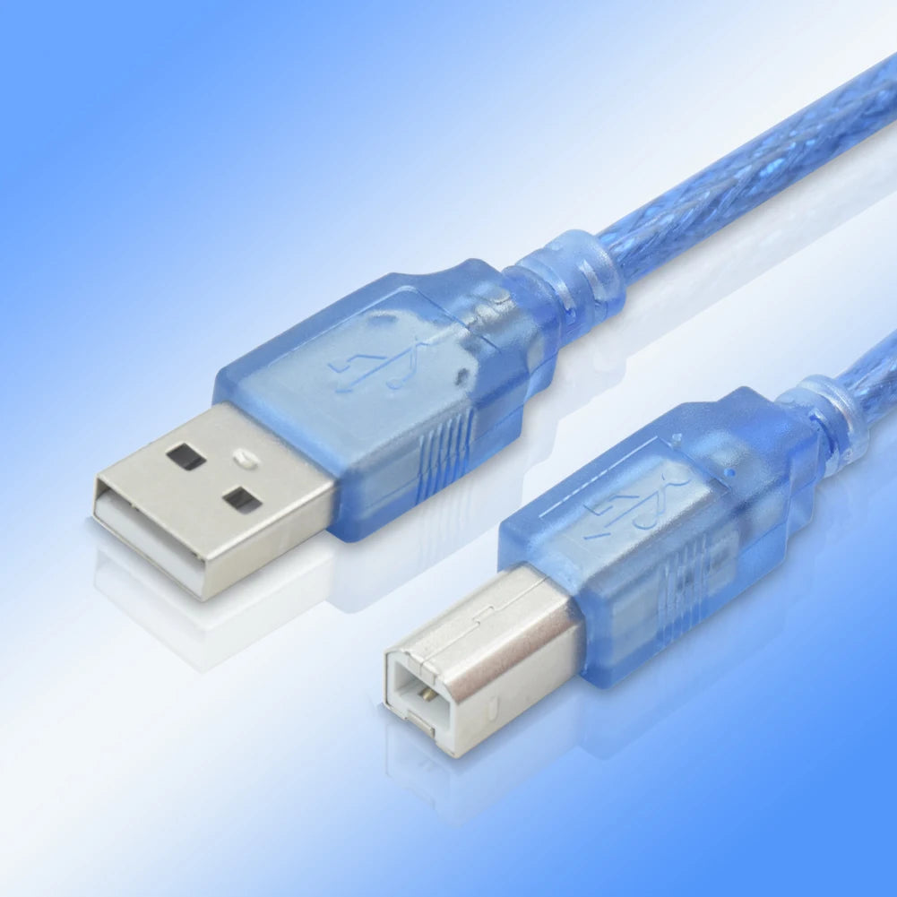 USB 2.0 Print Cable 1m/1.8m/3m/5m for Canon Pixma MX922/MX522/MX452, Epson XP-310/410, Brother HL/MFC, HP Envy 4500
