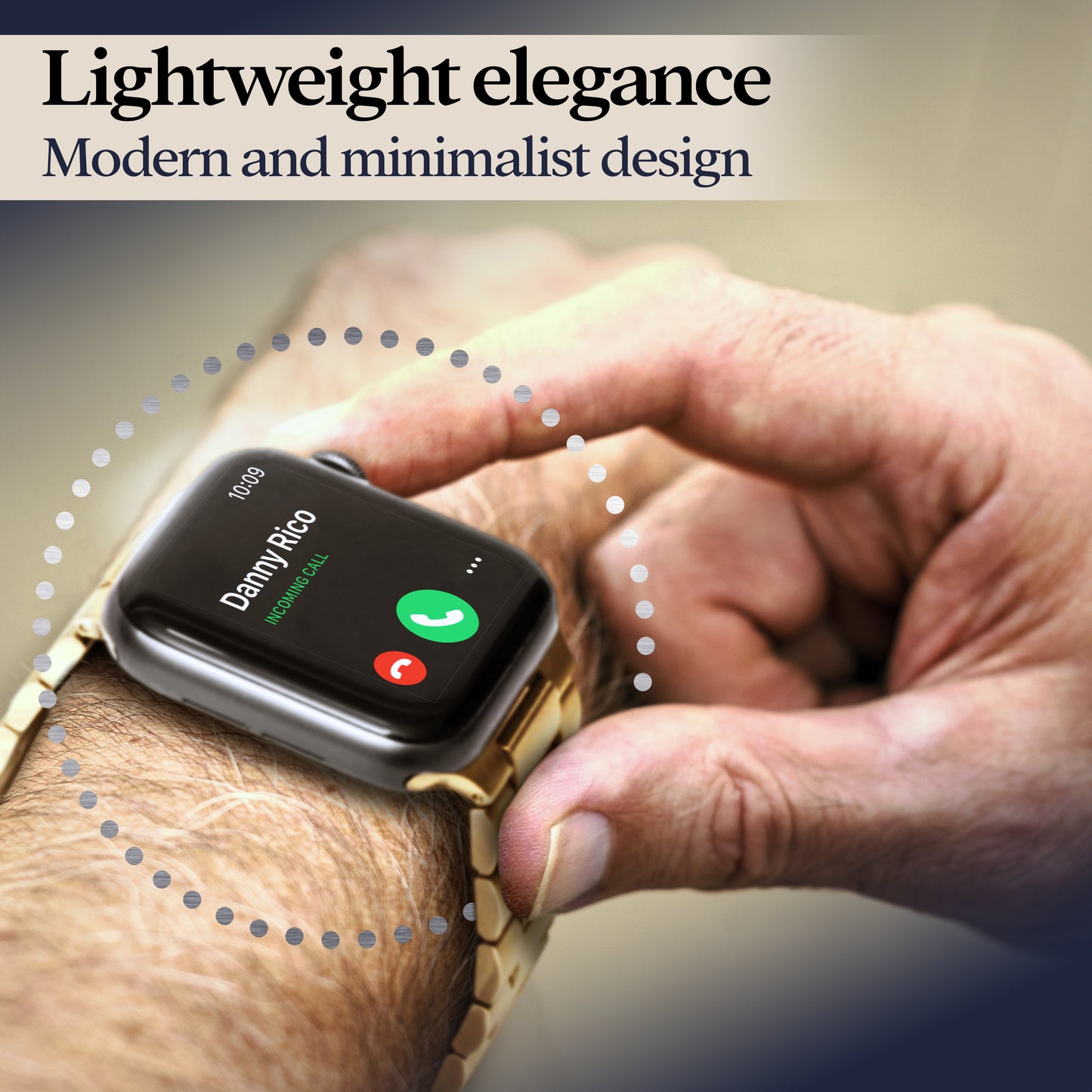 Premium Stainless Steel Watch Band for Apple Watch — 38-45mm Series, Men & Women, Luxury Metal Replacement Strap