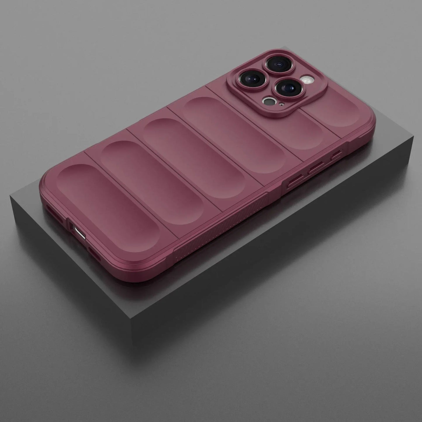 Anti-Fall Silicone Back Cover for iPhone – Soft Case for Air 16E through 17/16/15/14/13/12/11 Pro Max XS X 7 8 Plus