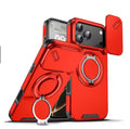 Premium Armor Magnetic Case for iPhone 17 Pro Max / Pro / Air — Shockproof, Ring Stand, Camera Flip Protection Cover