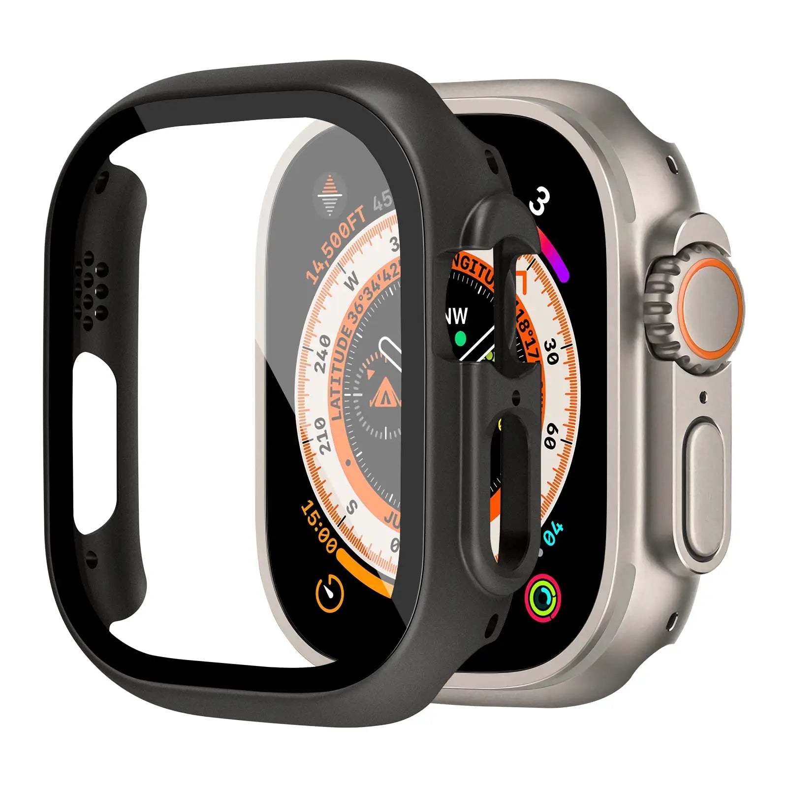 49mm Case for Apple Watch Ultra: Bumper + Glass Cover