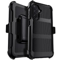 Black Samsung Galaxy A06/A16/A26/A36/A56 Case – Rugged Dual-Layer Shockproof Heavy Duty