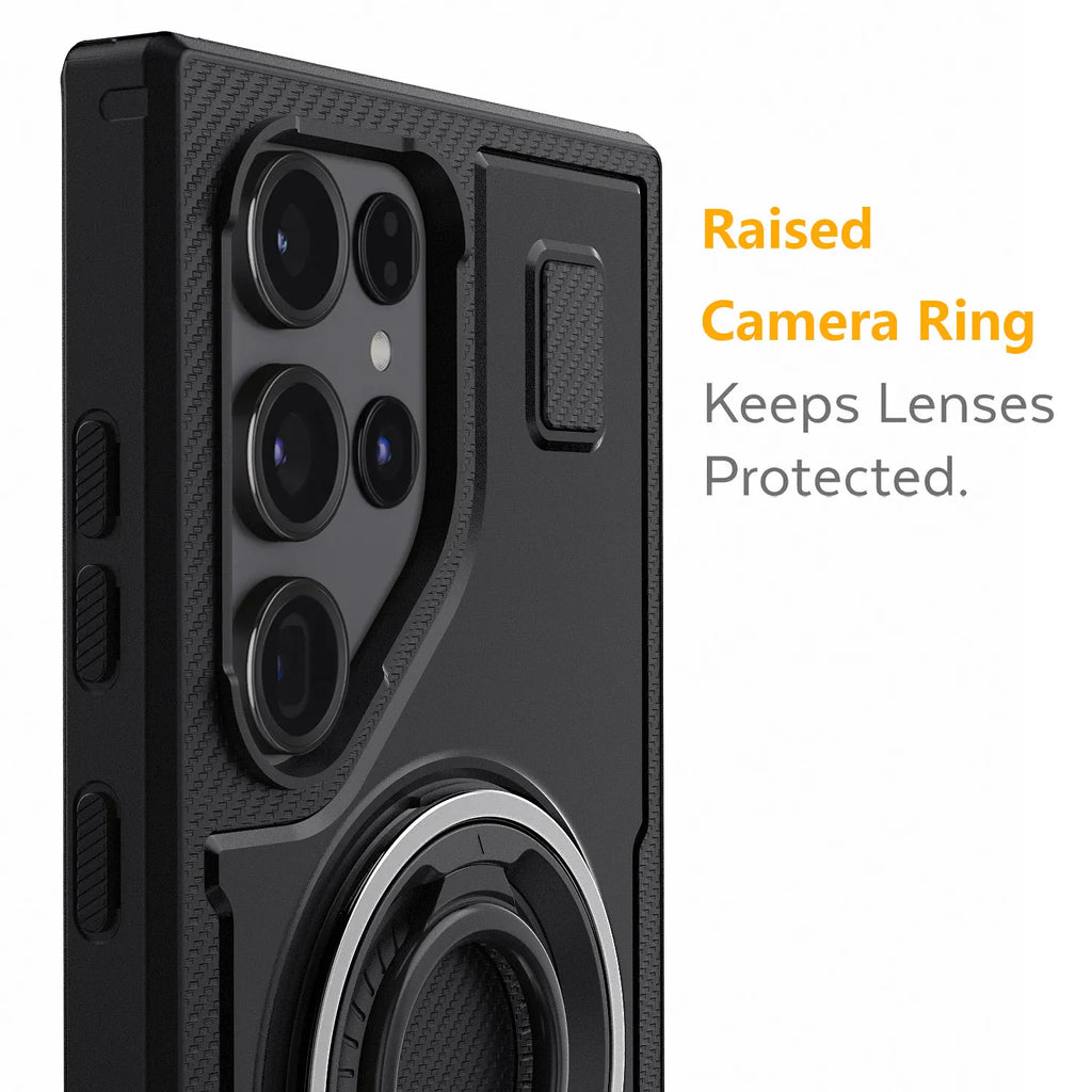 Black Samsung Galaxy S24 Ultra 5G Case Slim Hybrid Shockproof Cover