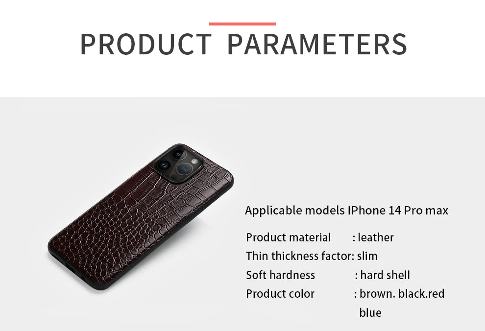 Leather Back Cover Case for Apple iPhone Series – 14, 13 Pro Max, 12/11/ Premium Genuine Leather