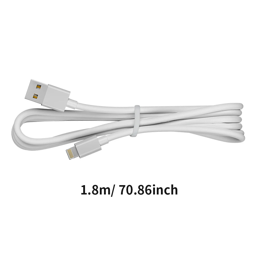 6-Pack 6ft Fast Charging USB to Lightning Cables Compatible with iPhones