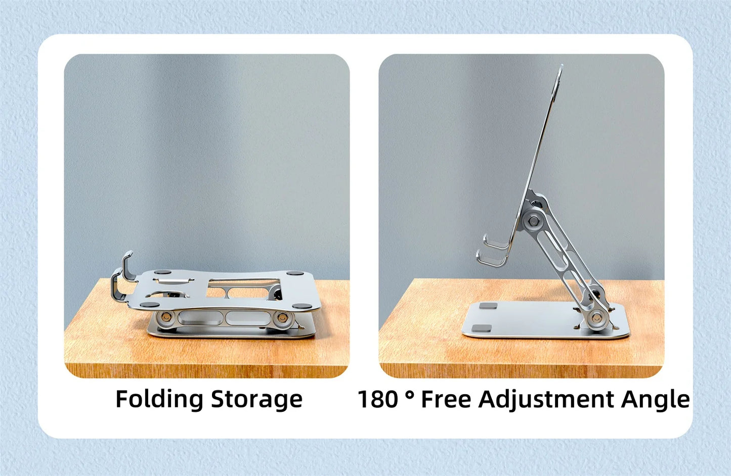 Adjustable Portable Foldable Tablet & Laptop Stand