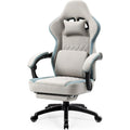 Grey Gaming Chair – Breathable Fabric Office Chair