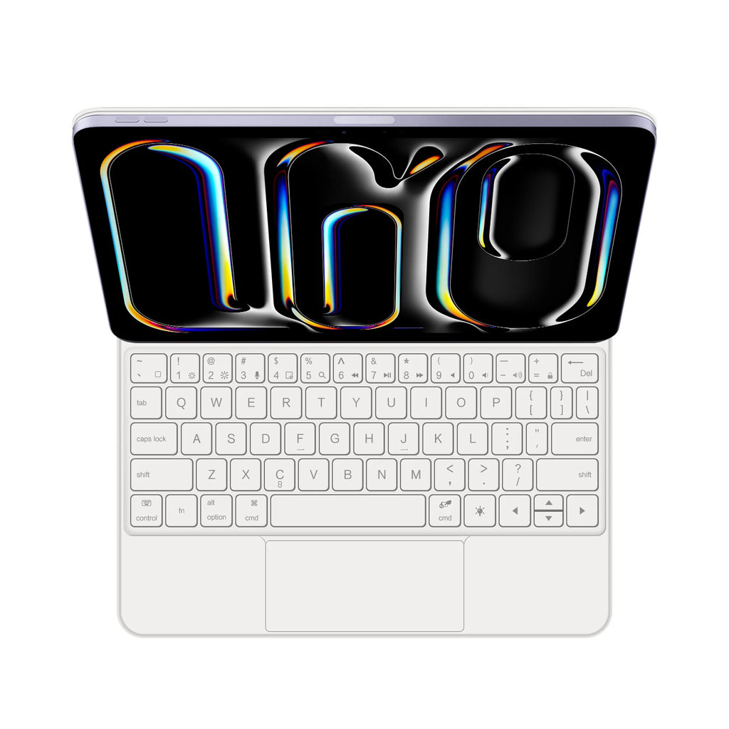 Keyboard Case For iPad Pro 11 Inch (M4) 2024 Magnetic Smart Magic Keyboards Folio Cover Backlight With Multi-Touch Trackpad