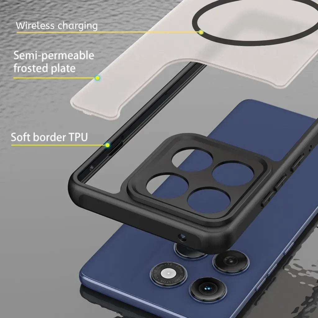 Luxury MagSafe Case for iPhone 17: Matte Shockproof Back Cover
