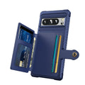 Rugged Leather Flip Wallet Case with Card Holder for Google Pixel 7 Pro, 7A, 8 Pro, and 8 — Heavy-Duty Shockproof Protective Cover