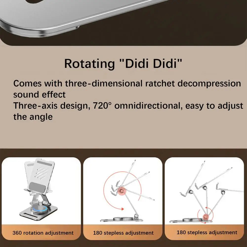 Foldable Phone Stand – Portable Desktop Holder for Smartphones, Desk Dock for Bedroom & Living Room