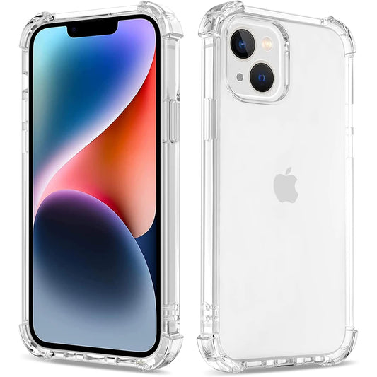 High Quality Shockproof Clear Silicone Case for iPhone