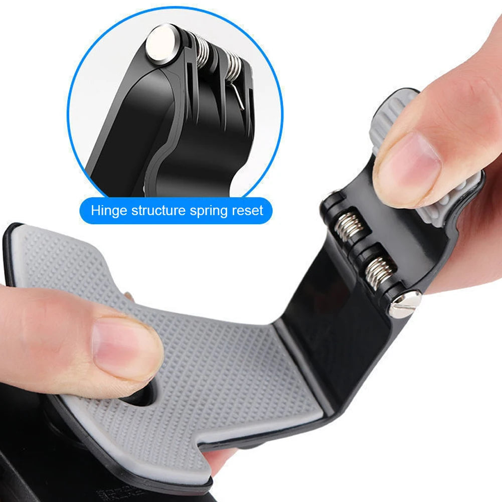 360° Car Phone Mount – Rotating Rearview Mirror/Nav Bracket, Dashboard Adjustable Spring Clip