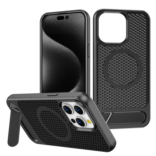 Luxury Cooling Stand Magnetic Phone Cover