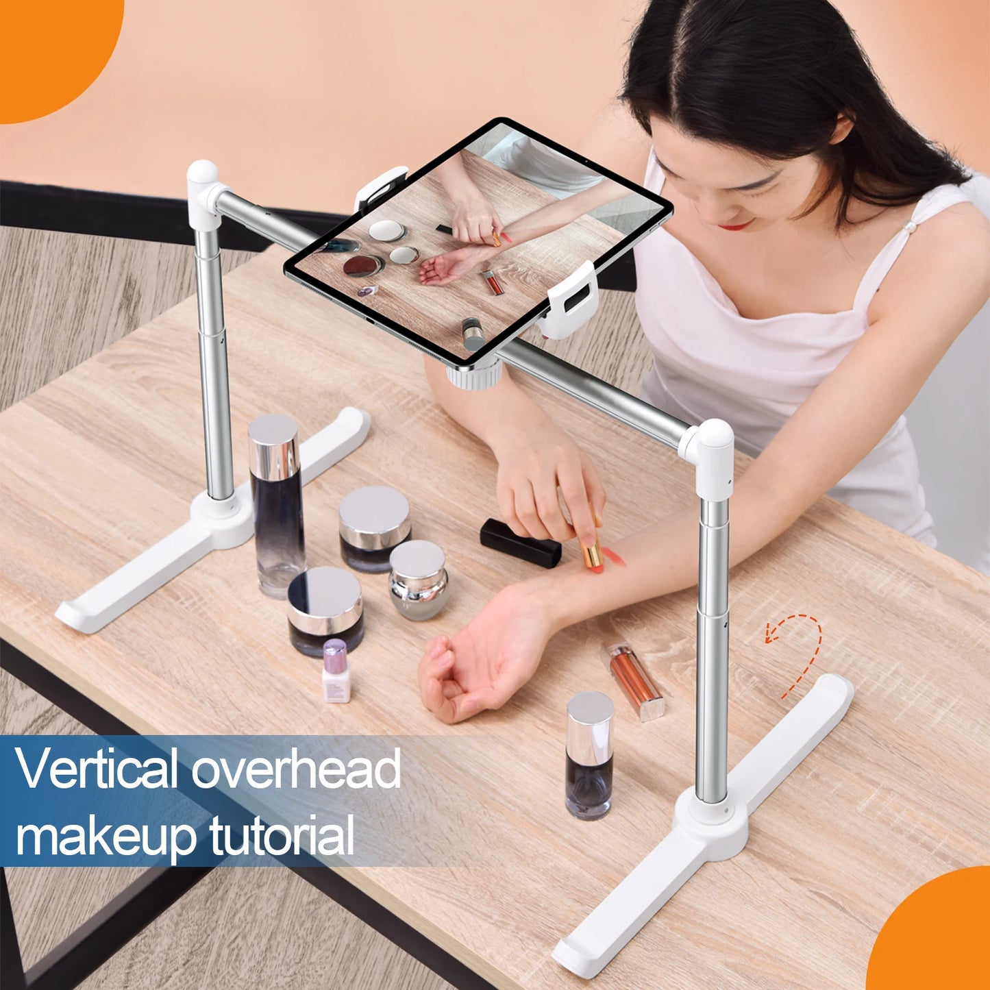 Foldable Bed & Sofa Phone & Tablet Holder – Adjustable Desktop Stand with Angle & Height, Lazy Bracket Clip