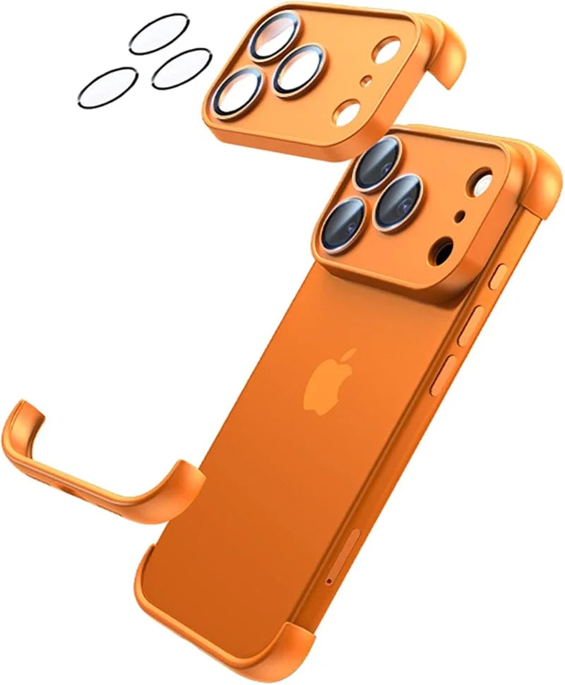 Frameless Corner Camera Lens Protector Case for iPhone 17 Series — Air / Pro / Pro Max, Plus 14/13/12/15/16