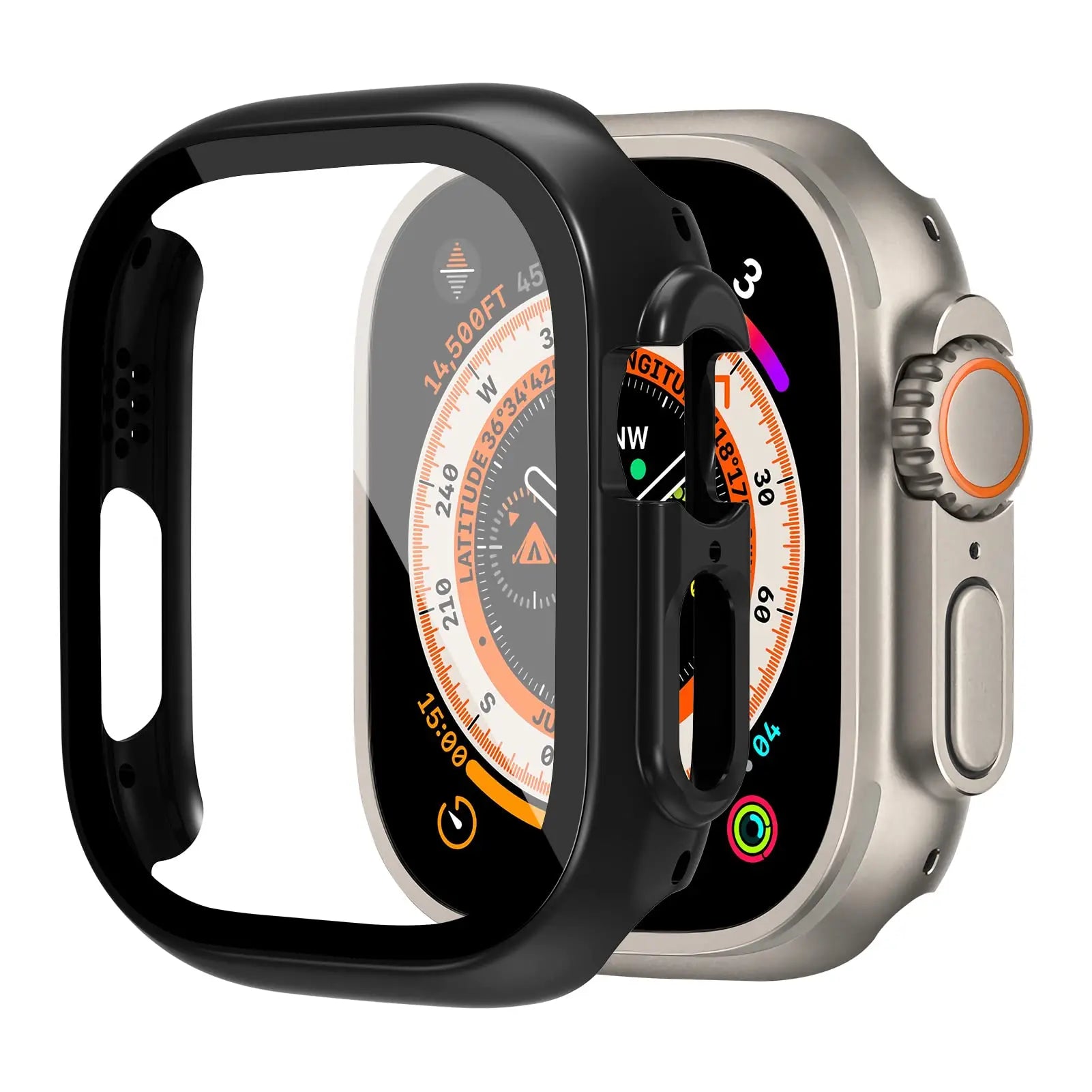 49mm Case for Apple Watch Ultra: Bumper + Glass Cover