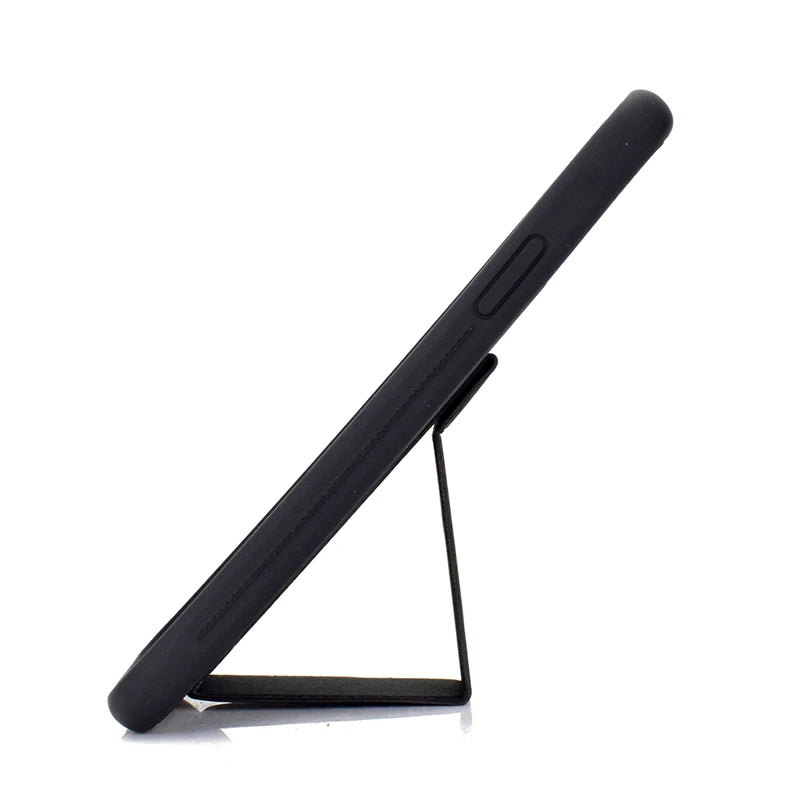 Matte Folding Car Mount Case for iPhone 15 Pro Max – Protective Shockproof Cover for iPhone 14 Pro Max, 11, 12, 13 Pro Max