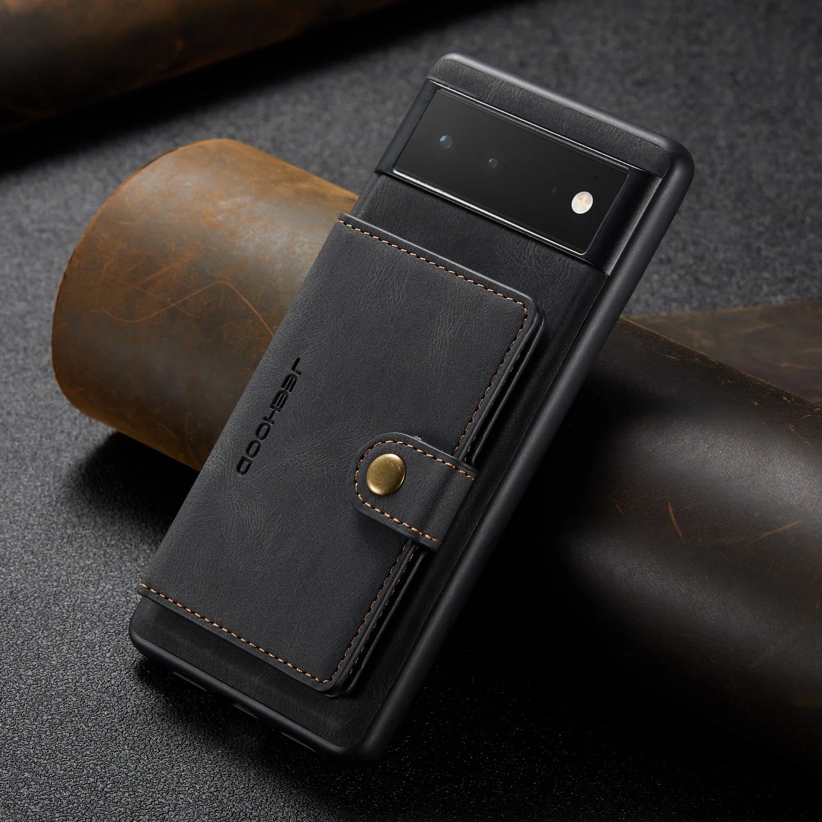Leather Wallet Case with Card Slot & Magnetic Closure for Google Pixel 7 / 6 Pro, Pixel 6 – Compatible with Pixel 5a / 5G