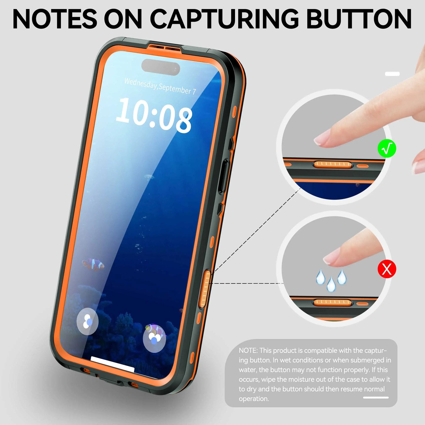 Professional IP68 Waterproof Case for iPhone 17 Series (Pro Max, Pro, Air) — Shockproof, Dustproof Protection