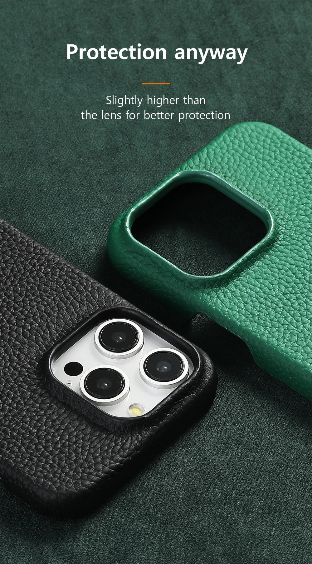 Luxury MagSafe Leather Case for iPhone 17/16/15 Pro Max Air – Cowhide Magnetic Cover