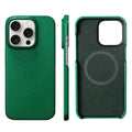 Luxury MagSafe Leather Case for iPhone 17/16/15 Pro Max Air – Cowhide Magnetic Cover