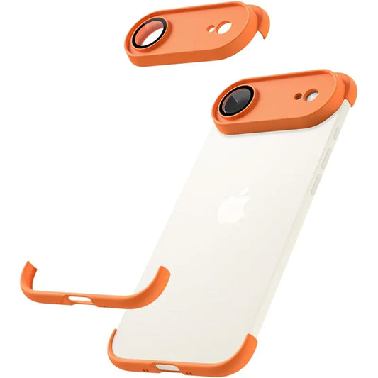 Frameless Corner Camera Lens Protector Case for iPhone 17 Series — Air / Pro / Pro Max, Plus 14/13/12/15/16