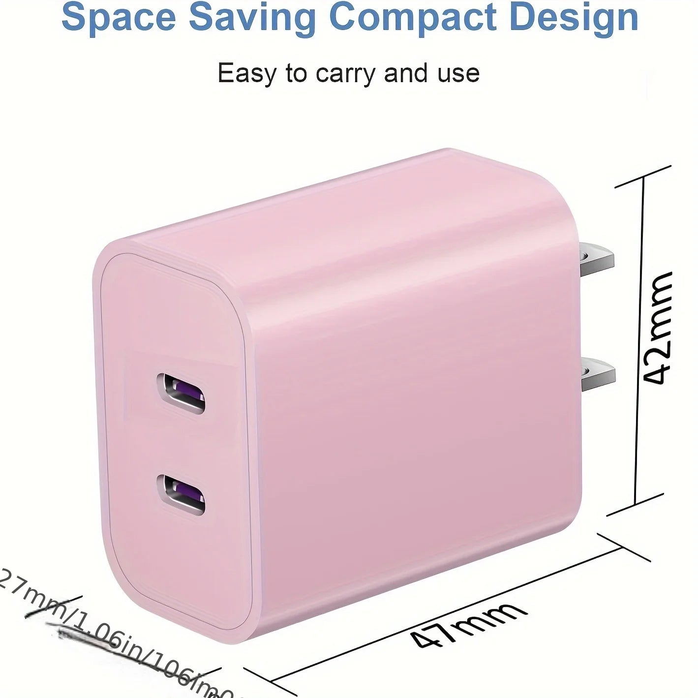 Fast Charge Kit for iPhone – 3-Pack 40W Dual USB-C Wall Chargers with 6ft Lightning Cables (12/13/11/XR/XS)