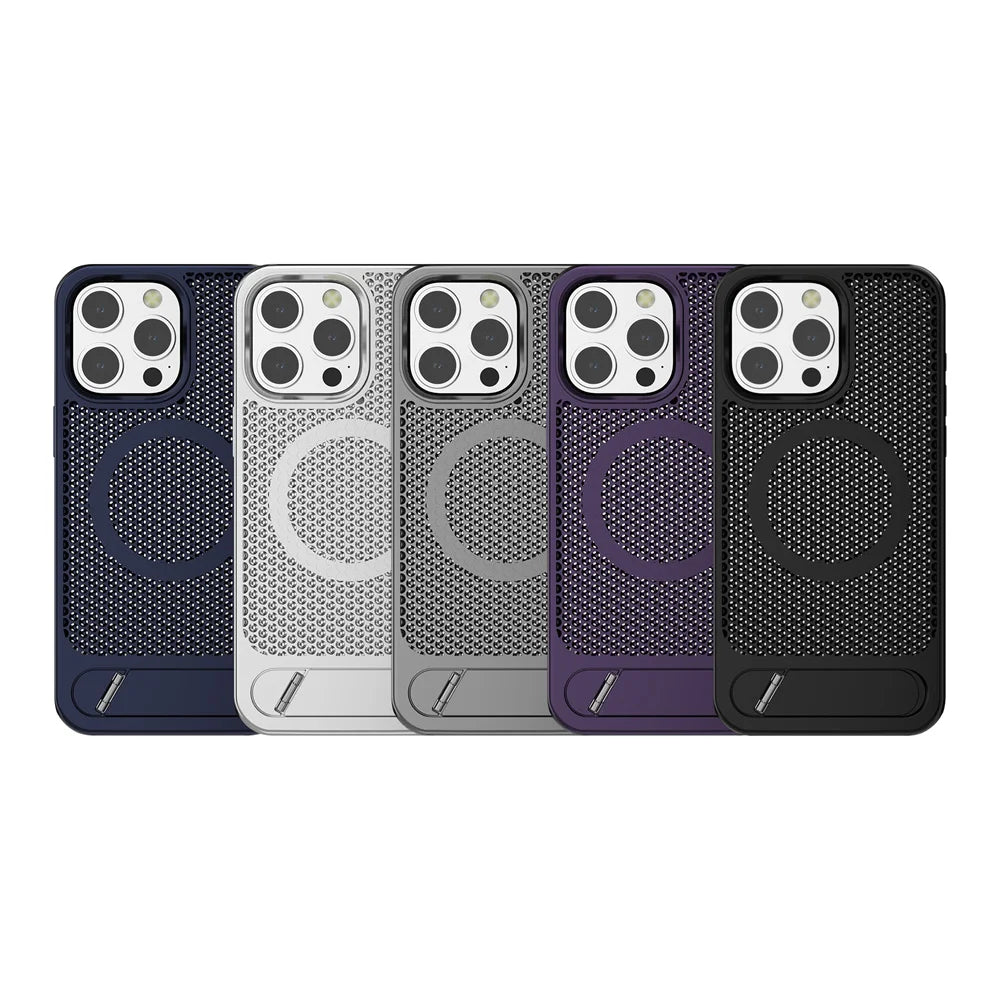 Luxury Cooling Stand Magnetic Phone Cover