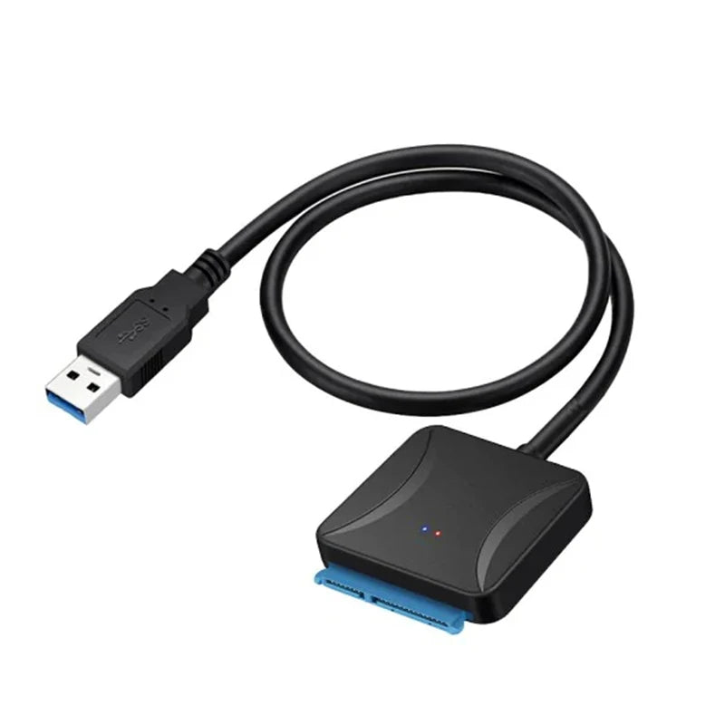 USB 3.0 to SATA Converter for 2.5"/3.5" HDD/SSD with Power Adapter