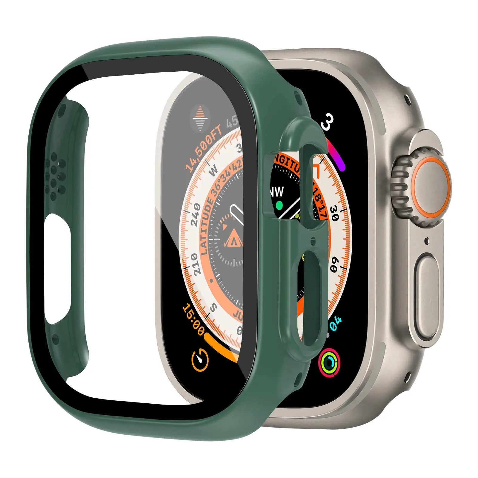 49mm Case for Apple Watch Ultra: Bumper + Glass Cover