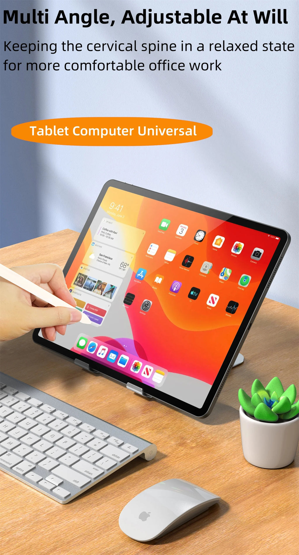 Adjustable Portable Foldable Tablet & Laptop Stand