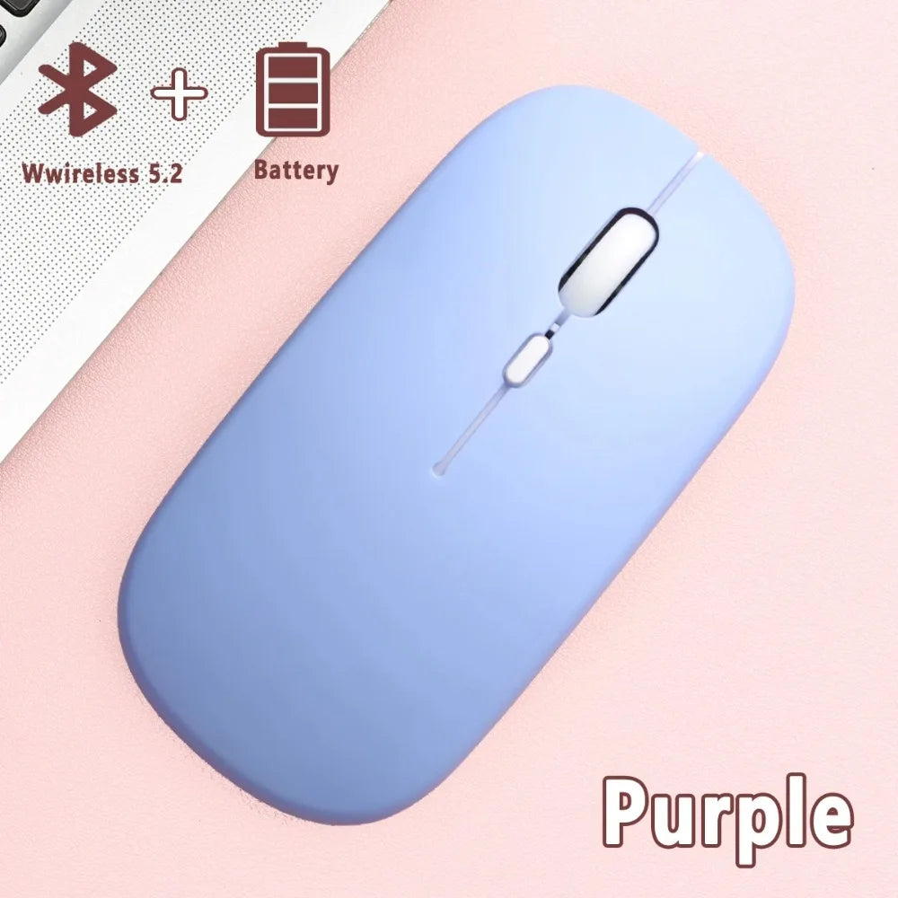 Bluetooth-compatible Wireless Mouse Computer Laptop Mouse Silent Optical Mouse for iPad Samsung Tablet Universal Mice Noiseless