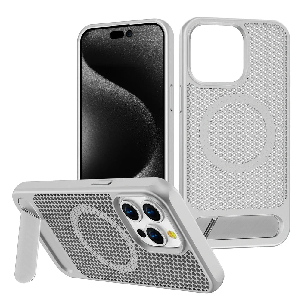 Luxury Cooling Stand Magnetic Phone Cover