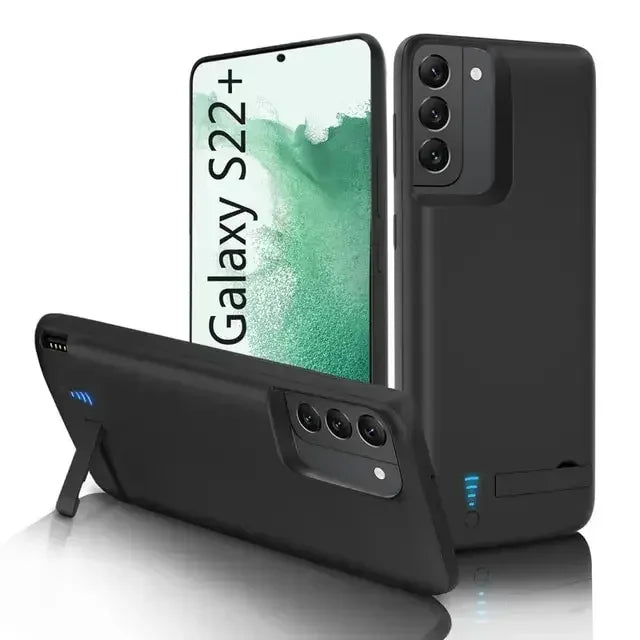 Samsung Galaxy Battery Case 10000mAh – for S10/S20/S21/S22+/ Ultra and Note 8–10 – Power Bank Paddle Back Cover