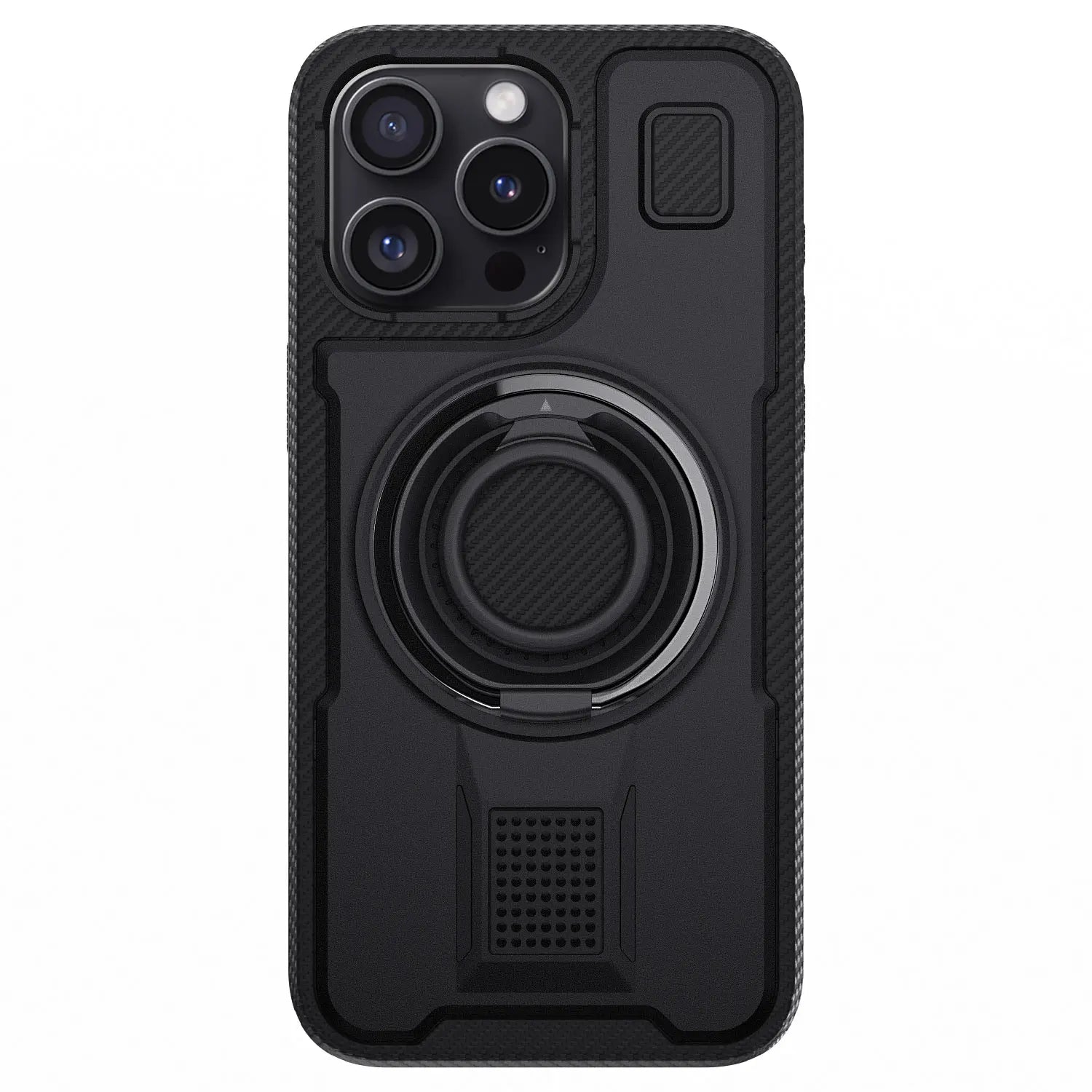 Black Hybrid Shockproof Phone Case for iPhone 14 / 14 Plus / 14 Pro / 14 Pro Max