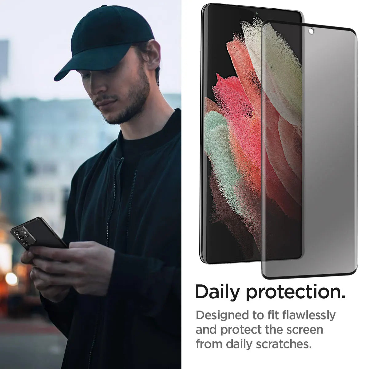 4-Pack Samsung Galaxy S21 Series Case & Screen Protector Set
