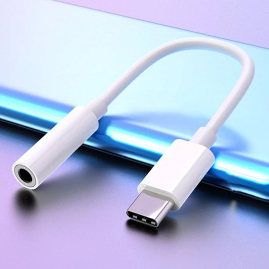 Type-C Audio Cable & Headset Adapter – 10cm Earphone Converter for Smartphone, 3.5mm Jack & Portable Accessories