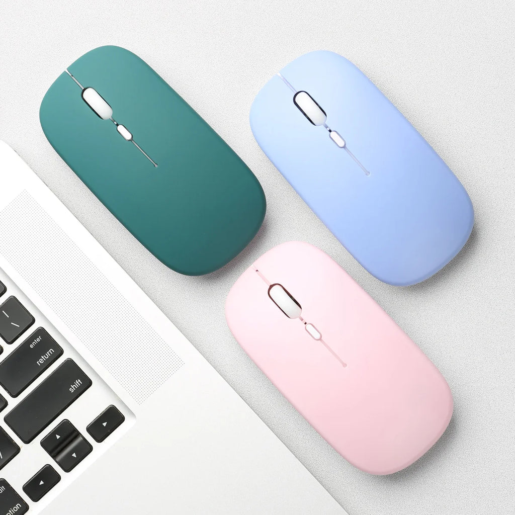 Bluetooth-compatible Wireless Mouse Computer Laptop Mouse Silent Optical Mouse for iPad Samsung Tablet Universal Mice Noiseless