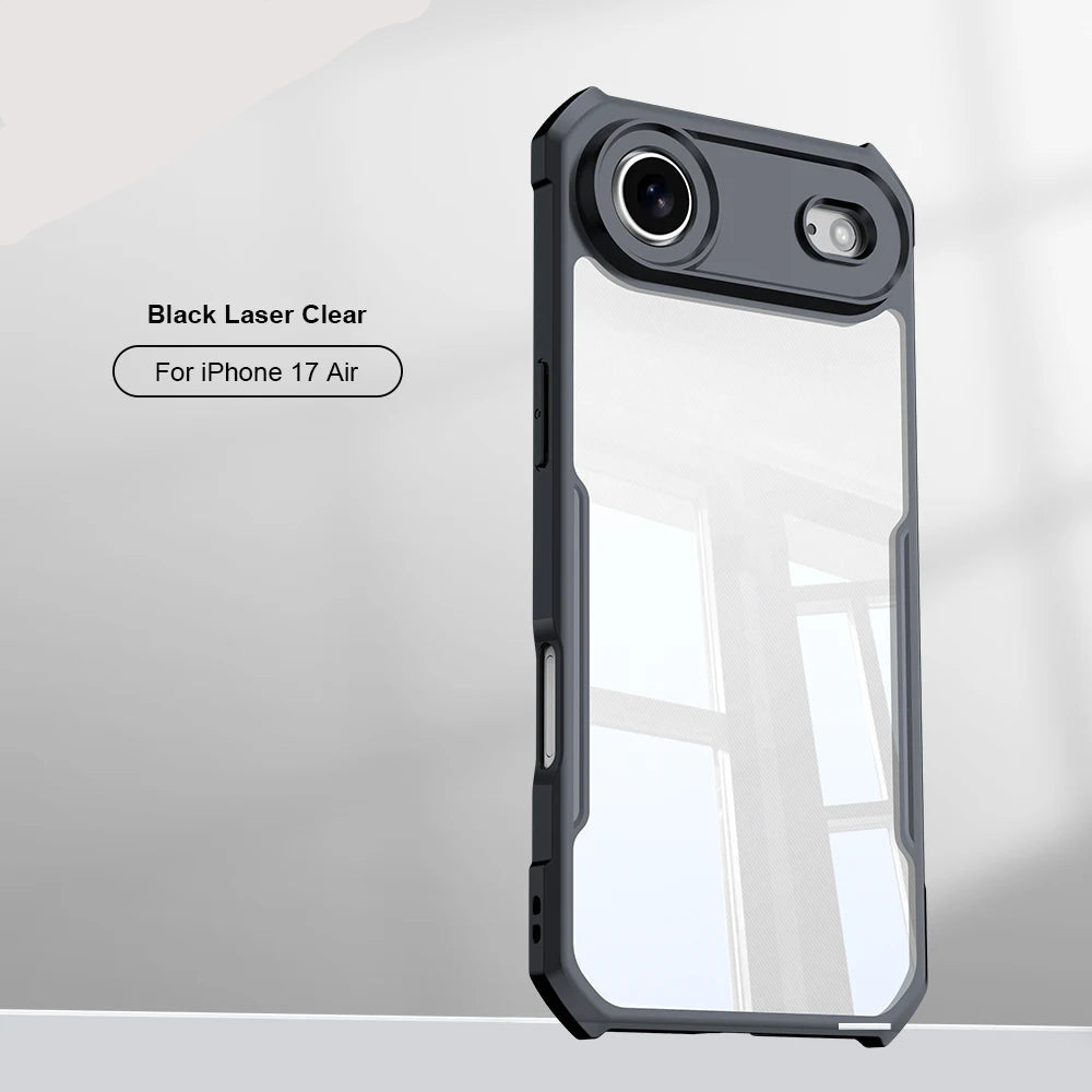 iPhone 17 Pro / Pro Max Air Case — Shock-Absorbing, Anti-Yellowing Acrylic & TPU Back Cover