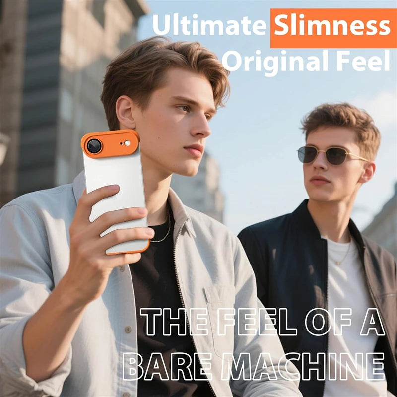 Frameless Corner Camera Lens Protector Case for iPhone 17 Series — Air / Pro / Pro Max, Plus 14/13/12/15/16