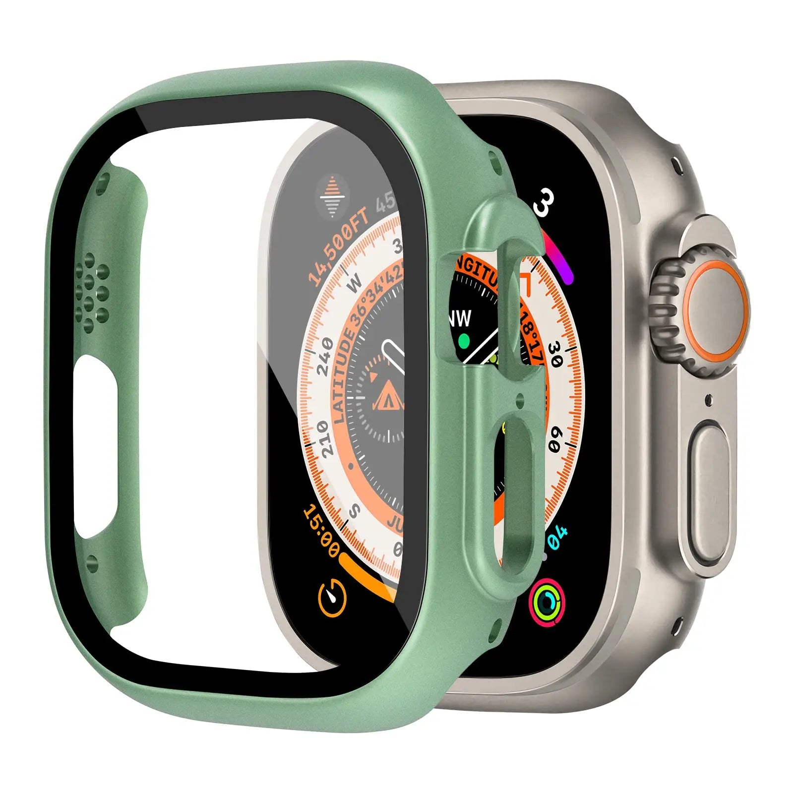 49mm Case for Apple Watch Ultra: Bumper + Glass Cover